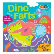 Buddy & Barney Scratch & Sniff Kids/Childrens Fart Flip Book - Dinosaur 1+
