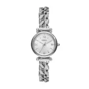 Fossil Carlie Three-Hand Stainless Steel Watch ES5331 Silver