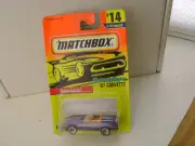 1996 MATCHBOX SUPERFAST #14 PURPLE '87 CORVETTE ROADSTER NEW ON CARD