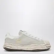 [Maison MIHARA YASUHIRO] Blakey light grey leather low trainer 42 IT White