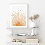 Sun Rise Canvas Wall Art