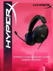 HyperX Cloud Stinger 2 Core – PC Gaming Headset Lightweight w/ Mic, 40mm Drivers