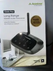 Avantree HD Long Range Bluetooth Transmitter Receiver TV Audio Optical AUX RCA