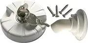 RV Water Filler Spout,RV Water Tanks & Inlets-Water Fill Port | Water Tank Fill, Round Water Inlet Fill Lock Tank Port with 2 Keys for RV Camping Car