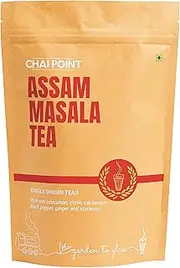 Chai Point Assam Masala Tea 200g (80 Cups) | Natural Spices (Cinnamon, Clove, cardamon, Ginger, Black Pepper), Single Origin Tea (1)