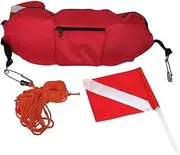 Spearfishing Buoy Diver Under Floats Reflective Flag Buoyancy Signal Marker for Diving Dive Snorkeli