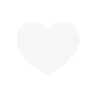 Removable Mirror Setting Wall Stickers Decal for Bedroom Decoration Heart Shaped