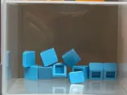 LEGO Parts - Medium Azure Slope 30 1 x 1 x 2/3 - No 54200 - QTY 10
