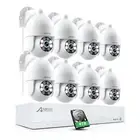 ANRAN 5/8MP PoE Home Security Camera System Spotlight 8-Pack+8CH NVR+3/4TB HDD