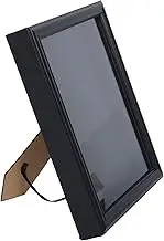 PENIKOKO Flag Display Case Black Wooden Shadow Box with Tempered Glass for Memorial Storage Wall Mounted Flag Holder for Veterans and Home Decor