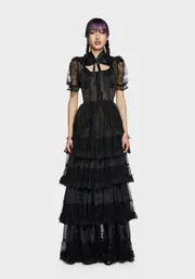 [Current Mood] Pretty Imperfect Maxi Dress - Black