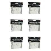 6x Urban Kitchen Cake Decorating Kit 10 Piping Bags/3 Plastic Nozzles Essential