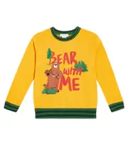 [Stella McCartney Kids] Stella McCartney Kids Printed cotton sweatshirt Y 2 yellow