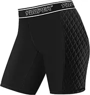 [Youper] Women's & Girls Classic Softball Sliding Shorts, Compression Padded Slider Shorts