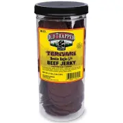 Old Trapper Double Eagle Beef Jerky Teriyaki Flavor 21oz. 80-Piece Jar Natura...