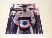 MOTOR RACING FORMULA 1 MCLAREN FERNANDO ALONSO OFFICIAL 3D DRIVERS CARD BARGAIN