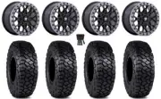 MSA Portal Beadlock 15" Wheels Bk 30" Intersect Tires Can-Am Commander Maverick