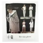 Vogue Pattern 2220 Misses’ Size 14-18 Reversible Jacket Dress Top Skirt Pants