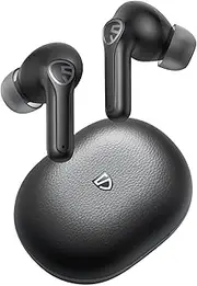 SoundPEATS T3 Pro Wireless Earbuds with Call Noise Cancellation, Bluetooth 5.4 in-Ear Headphones, 12mm Drivers Ear Buds Bass Stereo, 28Hrs Playtime, IPX4 Waterproof Earphones for Android iOS, Black