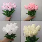 Led Atmosphere lamp Tulips Flowers Artificial Tulips Table Lamp Night Light