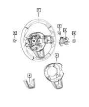 Genuine Mopar Paddle Switch Cover Bezel Right 5UX00DX9AB