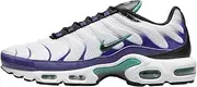 [Nike] Air Max Plus Men's Shoes (DM0032-100, White/Grape Ice/New Emerald/Black)