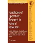 HANDBOOK OF OPERATIONS RESEARCH IN NATURAL RESOURCES