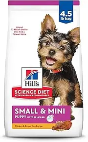 Hills Science Diet Puppy Small and Toy Breed Dry Dog Food, 2kg Bag