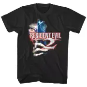 Resident Evil 2 Zombie Eye Logo Men's T Shirt Undead Hunter Capcom Gamer