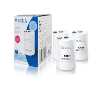 【BRITA】新款 Brita on tap 4重微濾龍頭式濾芯 經濟3入裝(原裝平輸)