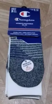 Champion Crew Socks 3 Pairs Men's Size 6-12 Authentic Activewear White