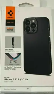 Spigen Thin Fit Designed for iPhone 6.1" P (2021) Case for iPhone 13 Pro - Black