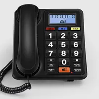 在飛比找樂天市場購物網優惠-大按鍵電話機 大鈴聲通話音量可調 親情撥號 老人家用辦公座機