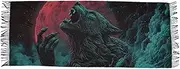 [AIXIWAWA] Moon Werewolf Women's Pashminas Scarf, Shawls Wrap Lightwight Tassel for Evening Dress Dinner Party, Multicolor