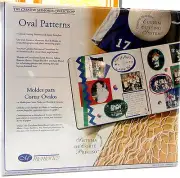 Scrap booking Creative Memories 4 Oval Cutting Patterns Sizing Template Photo