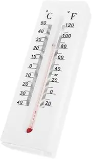 FELTECHELECTR Indoor Wall Thermometer Outdoor Thermometer Key Hide Wall Thermometer Outdoor Key Hiding Devices for Outside Outdoor Wall Thermometer Hide a Key Outdoor Key Hidden Storage Plastic