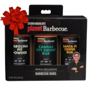 Steven Raichlen's Planet Barbecue BBQ Rubs & Spices 3 Pack Set Grill Seasonings
