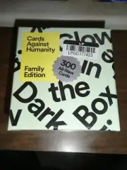 Cards Against Humanity Game Family Edition Glow in the Dark Box Brand New Sealed