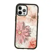 Impact Case for - - Clear Black iPhone 12 Pro Max Pretty Blush