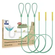 Kelly's Collection Sink Snake Drain Hair Clog Remover, 30 Inch Drain Snake