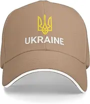 Support Ukraine Hat Ukrainians Caps for Men Women I Stand with Ukraine Coat of Arms Baseball Cap