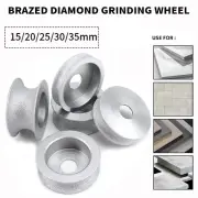3'' Diamond Grinding Disc Brazed Abrasive Wheels Convex For Angle Grinder Tool