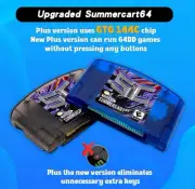 SummerCart 64 Open Source Nintendo N64 Game Card 64DD Emulation USA SELLER!