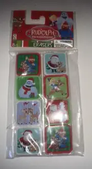 NIP! Rudolph the Red Nosed Reindeer Erasers