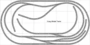 Bachmann E-Z Track Train Layout #010D Train Set HO Scale 4' X 8' DCC Switches