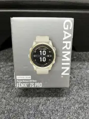 Garmin fenix 7S Pro Solar, Sapphire, Soft Gold Steel, Light Sand