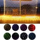 Vibrant Net Mesh Fairy String Lights 3m X 2m Featuring 200leds For Festive