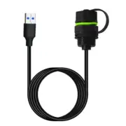 Industrial USB3.0 Panel Mount Cable Waterproof Data Charging Cable USB Extender
