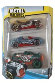 Zuru Metal Machines 1:64 Diecast 3-Pack 2019 Zing Nitro Rider Bone Crusher * New