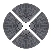 4Pcs Offset Umbrella Base, Heavy-duty Cantilever Umbrella Base Weights, Water...